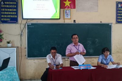 Trường TH&THCS Thạnh Đông A tổ chức hội nghị Viên chức năm học 2023-2024